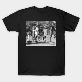 maasai warrior jumping dance T-Shirt